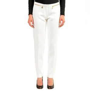 Versace Collection White Women's Casual Pants